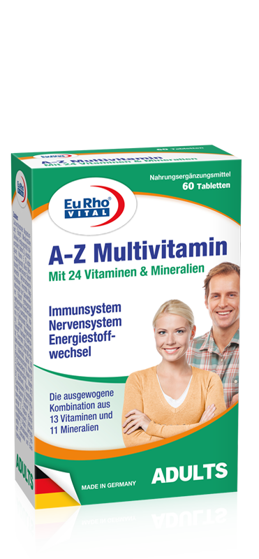 EuRho Vital Nahrungsergaenzungsmittel A-Z Multivitamin